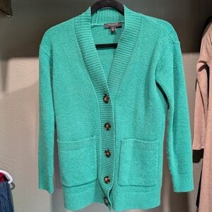 Green Knit Cardigan